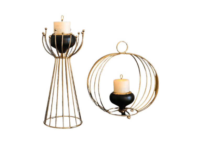Decorative wired Candle Holder