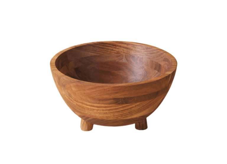 10in Wooden Salad Bowl